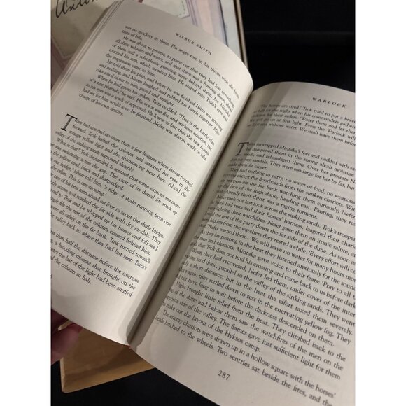 "Warlock" Hardcover Book By Wilbur Smith First U S Edition 2001 Vintage - Picture 14 of 16